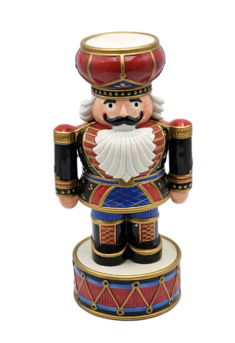 Fitz And Floyd Nutcracker Small Candleholder 13" Original Box 619/396 VTG 2005 - Picture 1 of 16